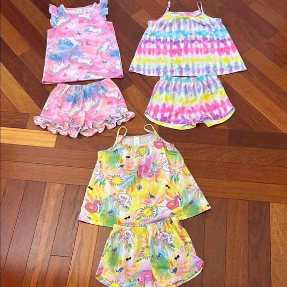 The Children's Place Other - Cat & Jack Flamingo and Sunburst Tank Top and Shorts Set